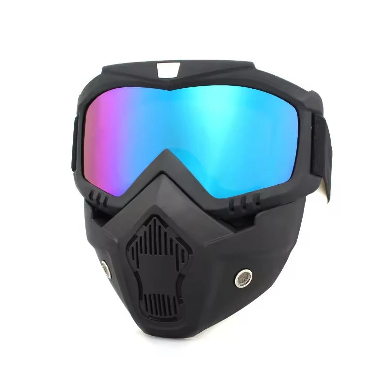 Dustproof Motocross Glasses Adjustable Motorcycle Goggles Breathable Full Face Protective Dirt Bike Motorbike Dirt Bike Off-road