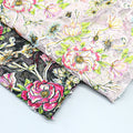 Factory Direct Selling Embroidered Fabric Polyester Flower Rose Luxury Lace Fabric for Dress