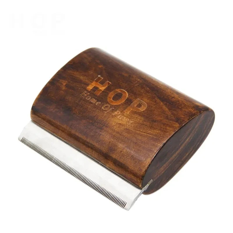 Classical Wooden Handle Horse Shedding Comb Horse Sweat Scraper Horse Cleaning Cattle Brush