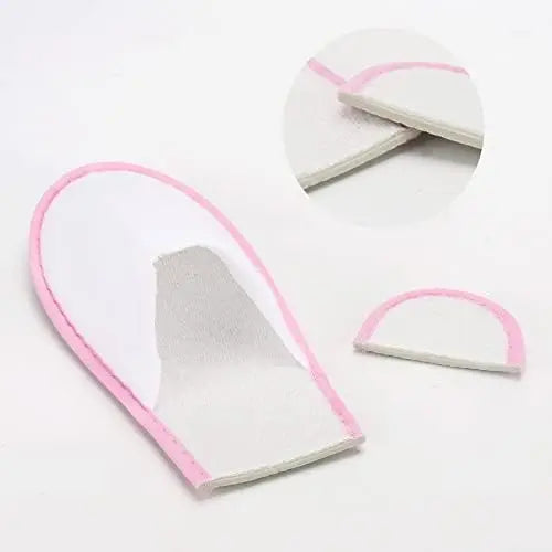 Disposable Slippers Non Slip Hotel Slippers Travel Slippers for Hotel Guests Women Men White Spa Closed Toe