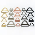 MeeTee XP049 25-50mm Bag Parts Accessories Colored Zinc Alloy Triangular Buckle Adjustable Connecting Bag Buckles