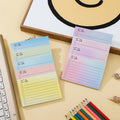 Customizable Gradient Color 3x4 Inches Self-Adhesive Sticky Notes to Do List Small Office Home School Meeting Stick Notes