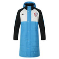Wholesale Price Casual Sport Windproof  Long Cotton Jackets With Hood Custom Football Team Logo Winter Cotton-Padded Coats