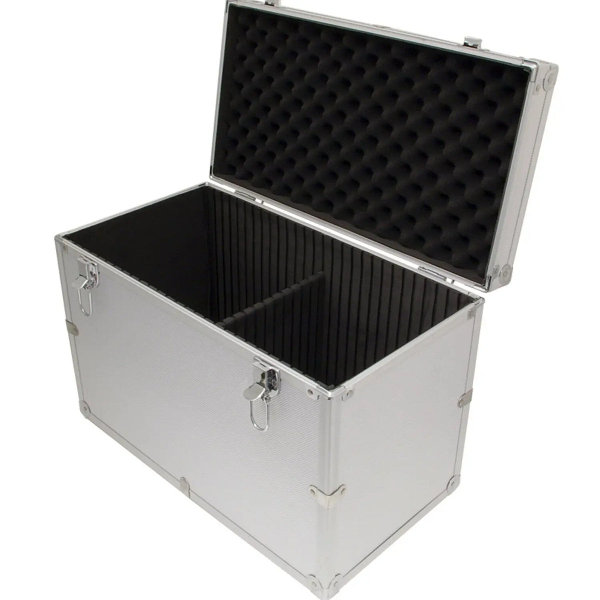 Large Hard Aluminium Flight Case Silver Tool Van Car Boot Storage Box
