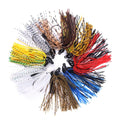 Rubber Jig Fishing Lure 10g Spinner Bait with Skirt Rubber Fishing Jig