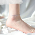 HOVANCI Ankles Jewellery Anklets 6 Refresh Style Non Tarnish Children Anklets Sterling Silver Women