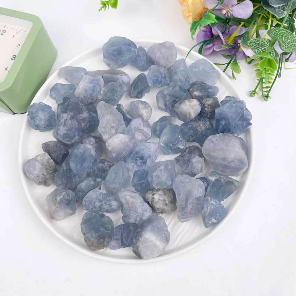 Wholesale Natural Healings Stone High Quality Crystal Celestine Raw Stone for Fengshui Decoration