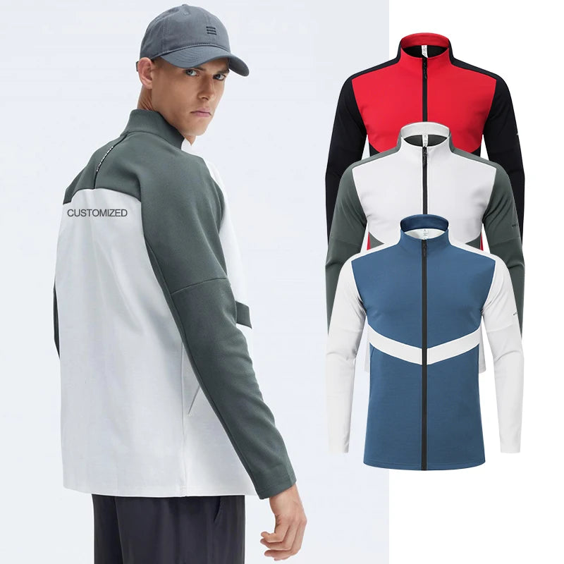 Sportswear Men Athletic Sport Jackets Men Custom Logo Autumn Lightweight Windbreaker Quick Dry Jacket Gym Running Jacket