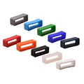 Rubber Loop Custom Logos for Fitbit Alta With Square Holes Earphone Portable Anti-lost Strap Silicone Case Watch Band Holder