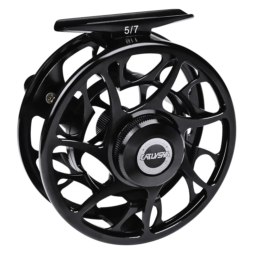 PROBEROS Fly Fishing Reel 2+1BB Speed Ratio Fishing Reel with CNC-Machined Aluminum Alloy Body Fly Reels