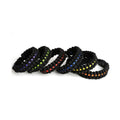 Paracord Survival Bracelet Black Thin Blue LineTactical Paracord Bracelet