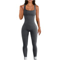 One Piece Sportswear Bodysuit  Women Fitness Sports Jumpsuit Seamless Gym Plus Size  Ribbed Gym Training Dancewear
