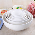 Customized Logo Ceramic Fruit or Ramen Bowl Small or Large Round Shape in White Modern Design for New Year's