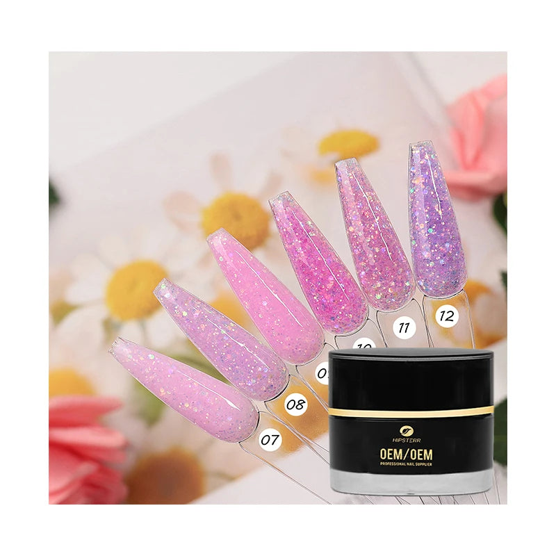 Acid-Free & Hema Free Rainbow Opal Gel Builder Low Heat Vegan Rainbow Opal Extension Gel Builder Private Label