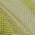 N003 Elastic Rhinestone Stretch Fabric Mesh Glass Crystal Mesh Fabric Stone Diamond for Bridal