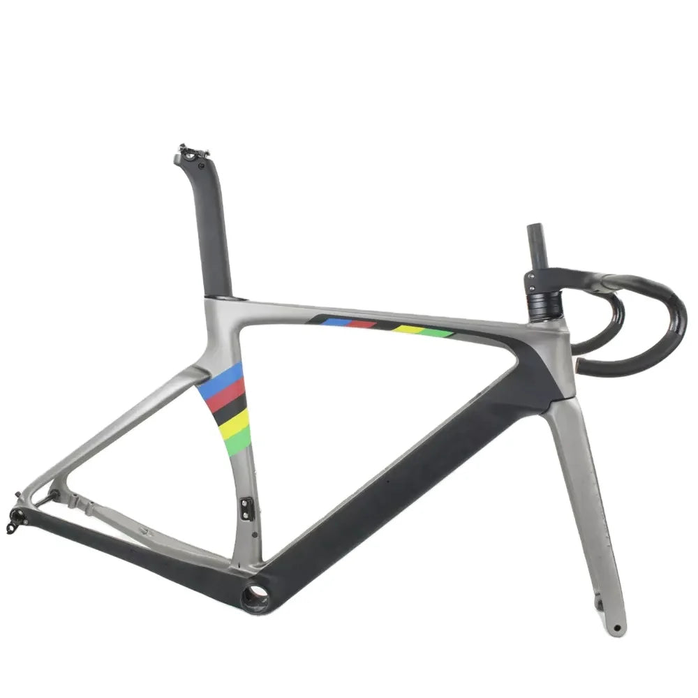 Hot Sale Open Mould Carbon Frame T800 Fiber Road Bike Carbon Frame China Flat Mount Disc Brake Bike Carbon Road