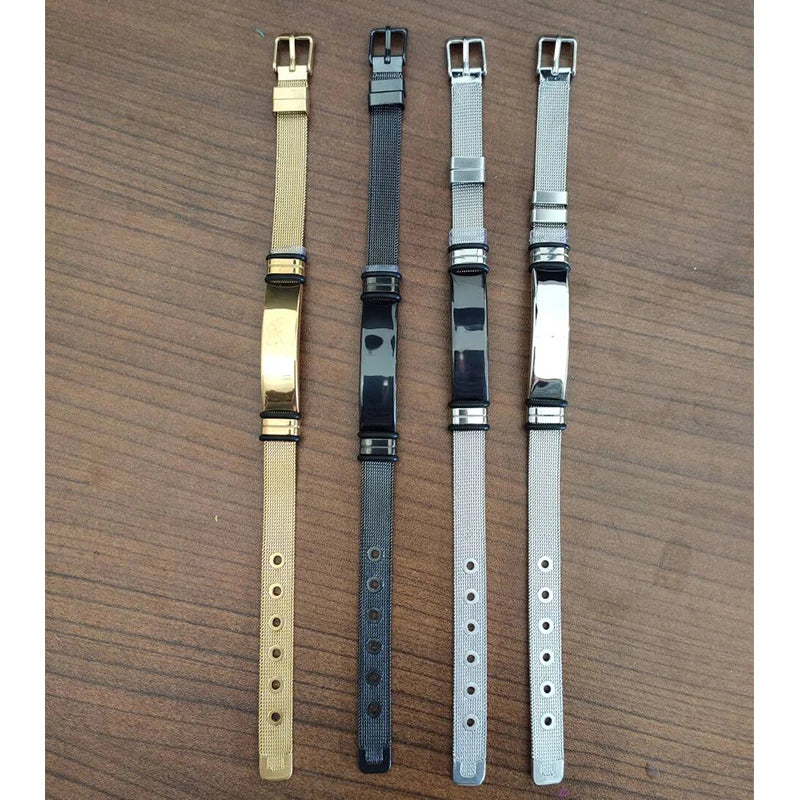 Fashion Jewelry Men's Stainless Steel Chain Bracelet  Portrait Photo  Mesh Bracelet Accessories Gift.