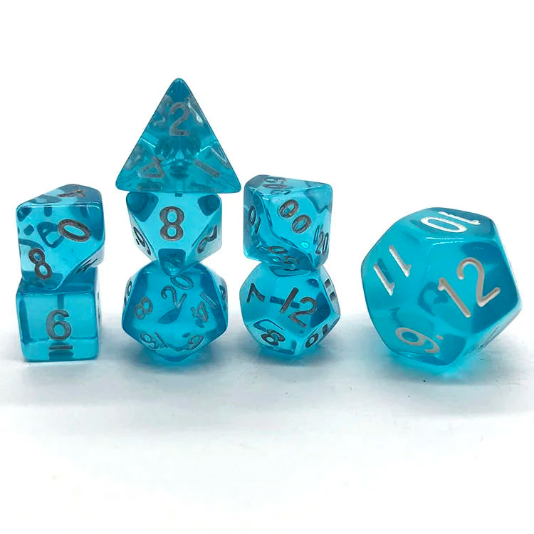 Custom 8mm Mini Polyhedral Dnd Dice Set Customizable Mini Plastic DnD Dice