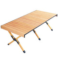 Modern Outdoor Foldable Picnic Table Egg Roll Table Camping Portable Folding Aluminum Alloy