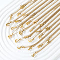 Joolim Jewelry  High End 18k Gold PlatedLetter Chain Alphabet 26 Letters Capital  Stainless Steel  Necklace