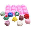 HY Silicone Soap Flower Mold for Soap Cake Making