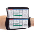 Youth Sports Quarterback Gear Football Adjustable Wrist Playmakers for Signs Playbook Wristbands