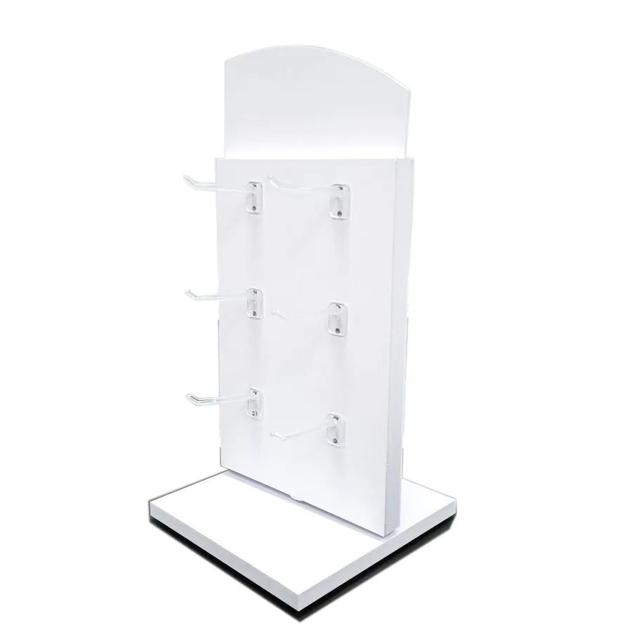 Modern 10X10X21 Countertop Display with Hooks Spinner Rack 3mm Thickness