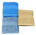 Yalan Luxury Wholesale Polycotton Hotel Plain Towel Face Cloth Hand Towel Bath Towel With Embroidery