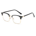 2024 Men Metal Alloy Glasses Frame Fashion Male Square Ultralight TR90 Eye Myopia Prescription Eyeglasses