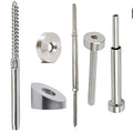 YL T316 Stainless Steel End Fitting 1/8" Wire Rope Cable Cable Railing Hardware
