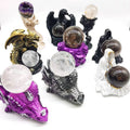 Wholesale Crystal Sphere Holder Unique Shape Gemstone Ball Base Healing Room Decoration