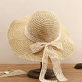 Summer Hot Factory Price Wholesale Big Brim Foldable Sun Hat for Women Straw Hats Beach Hat