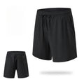 Wholesale Breathable Ice Silk Thin Quick Dry Running Shorts Men's Sports Casual Gym Shorts With Zip Pocket
