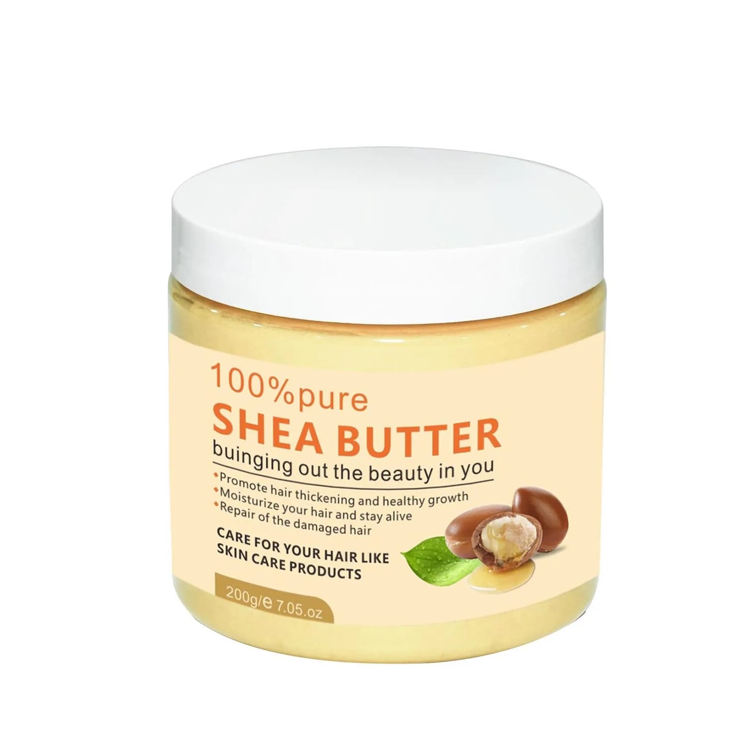 Wholesale 200g Moroccan Shea Butter Oil Hair Cream Moisturizer Improves Dry Frizzy Hair Smooths Spots OEMBeauty Personal Care
