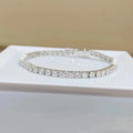 Bangles Jewelry Women Tennis Bracelet 18k Gold Natural Diamond Oro Puro 18k Gold Bracelet with Diamonds