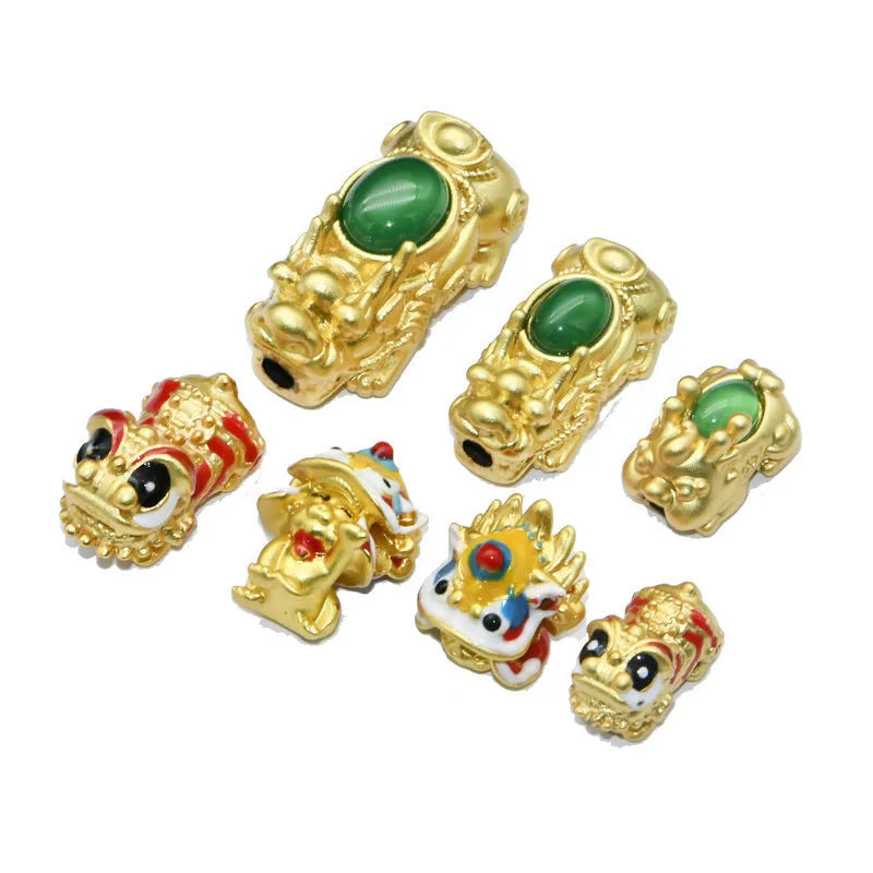 Hot Selling Gold Plating Various of Chinese FengShui Pixiu Charms for Bracelet Making DIy Findings