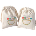 Customized Logo Natural Cotton Gift Bags for Jewelry Beauty Makeup Jewel Bag Fashion Pouch Bag