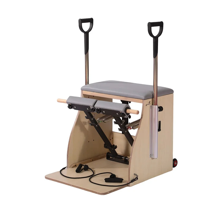 Maple Wunda Chair Stable Eco Pilates Handles Springs Reformer Pilates Combo Chair