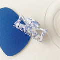Pinzas Para El Cabello Por Mayor INS Hairpin Ladies Back Acetate Clip Chinese Style Blue and White Porcelain Acetate Hair Claw