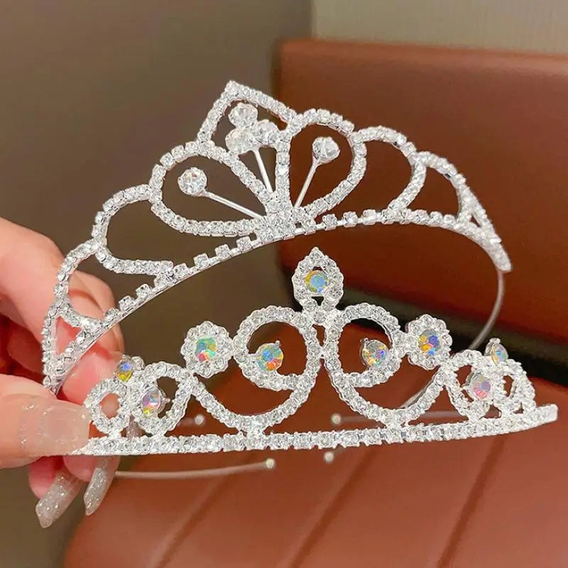 Wholesale Crown Bridal Tiaras with Rhinestone for Girl Zinc Alloy Different Styles for Choice 1895554