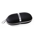 STYD518 Classic Custom Logo Zipper Box Sunglasses High Quality EVA Glasses Case with Metal Zip Hook Laser Logo or Printing Logo