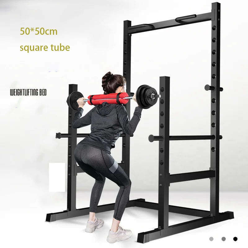 Multi-function Training Stand Weightlifting Fitness Barbell Rack Pull-up Weight Squat Stand Power Lifting Rack