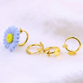 18K Gold Plated Copper No-Pierced Clip-On Earring DIY Jewelry Findings & Components 13mm Spring Ear Clips