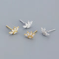 2024 NEW Fashion Minimalist 925 Sterling Silver Beautiful Cute Cz Diamond Horse Eye Stud Earring Jewelry for Women