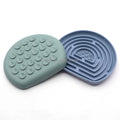 Factory Custom Non Slip Anti Gulping Anti-Choking Stop Bloat Silicone Pet Dog Slow Feeder Feeding Bowl Dishes with Suction Cups