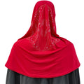 Women Girls Kid Glitter Rhinestone Muslim Turban Hijab Cap Islamic Modesty Long Head Wrap Scarf Shawl Short Khimar Headscarf