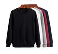 Wholesale Custom Logo Embroidered Crewneck Pullover Sweatshirts Solid Pattern Blank Sweatshirts for Spring Season