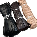 Flat Leather Cord 8mm 10mm Thickness 2mm Leather Cord for Jewelry Making
