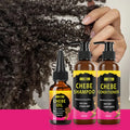 YURHERSU Chebe Hair Care Set Hair Loss Treatment Organic Natural Nourishing Shampoo Conditioner Cream Hair Treatment