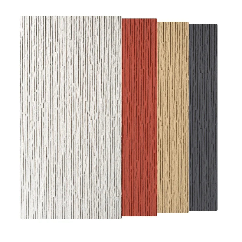 Flexible Indoor/Outdoor Waterproof Artificial Stone Wall Panel Easy Installation Country Broad Line Design Interior Wall
